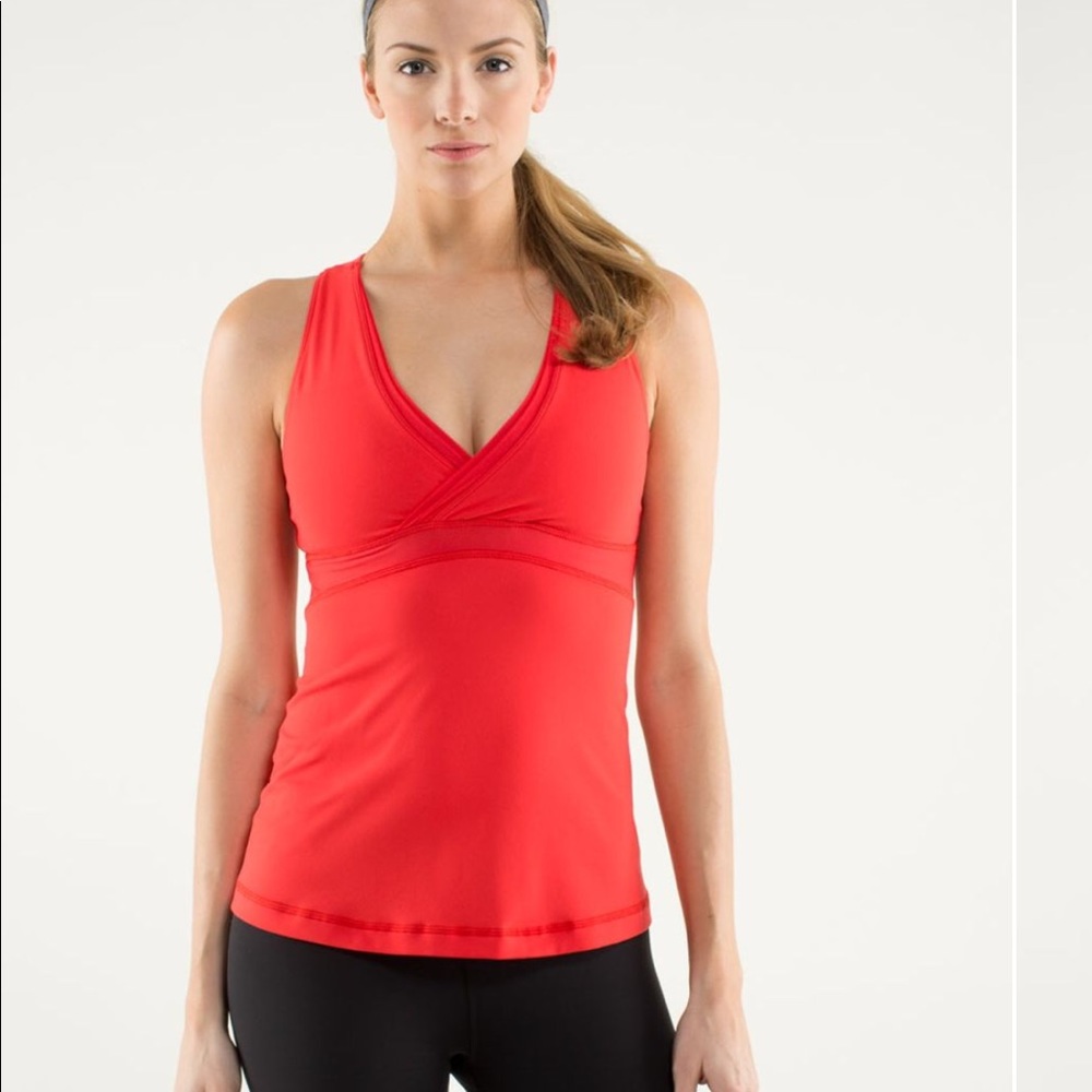 Lululemon Athletica deep v athletic tank